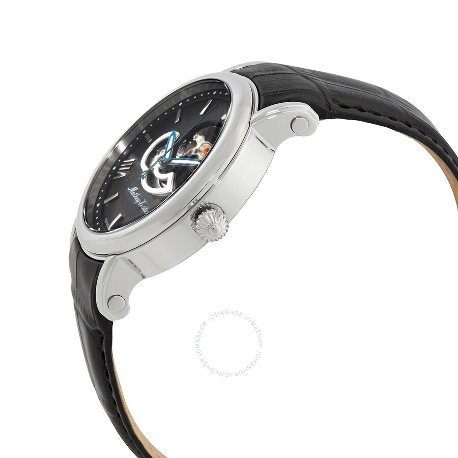 Mathey-Tissot - Mathey-Tissot Skeleton Automatic Black Dial Men's Watch H7053AN - 2