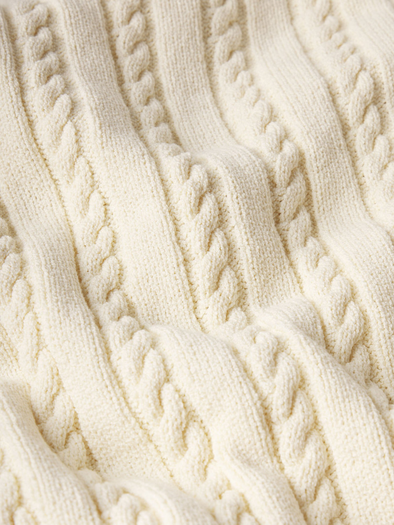 FRAME The Trimmed Cardi in Cream Multi outlook
