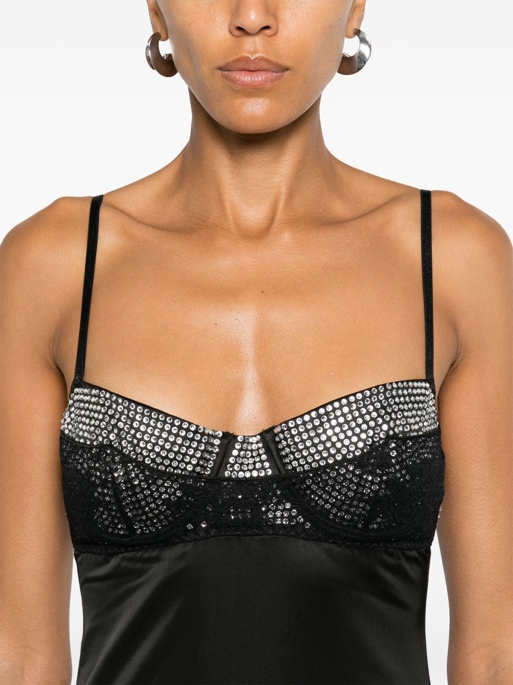 crystal-embellished tube dress - 5