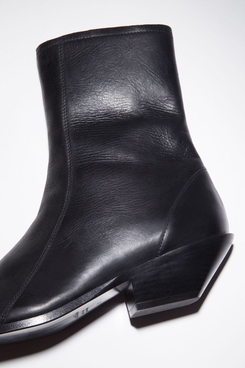 Leather ankle boots - Black 6