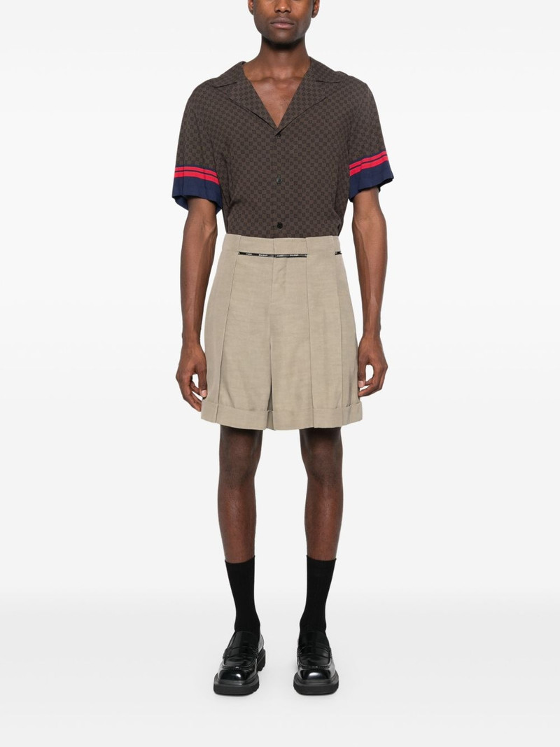Balmain pleated shorts outlook