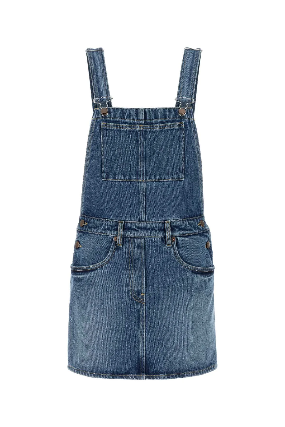 Prada Women Denim Dungarees Dress - 1