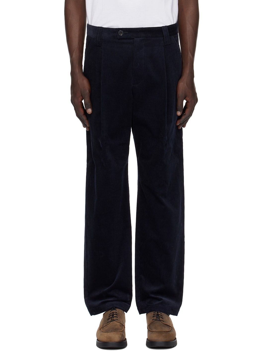 Navy Renato Trousers - 1