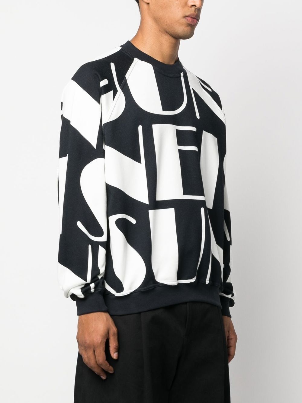 logo-print long-sleeve sweatshirt - 3