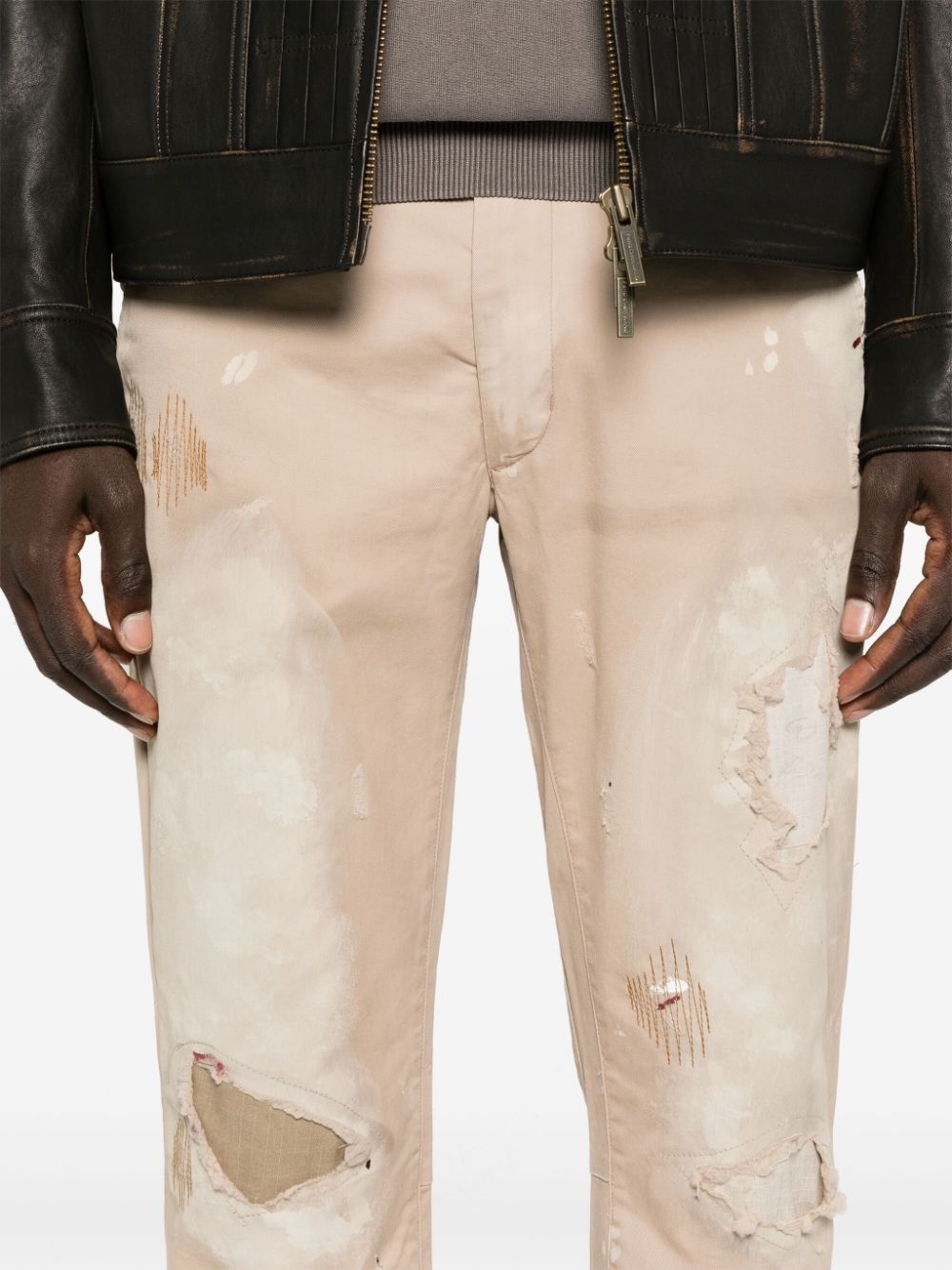 distressed trousers - 6