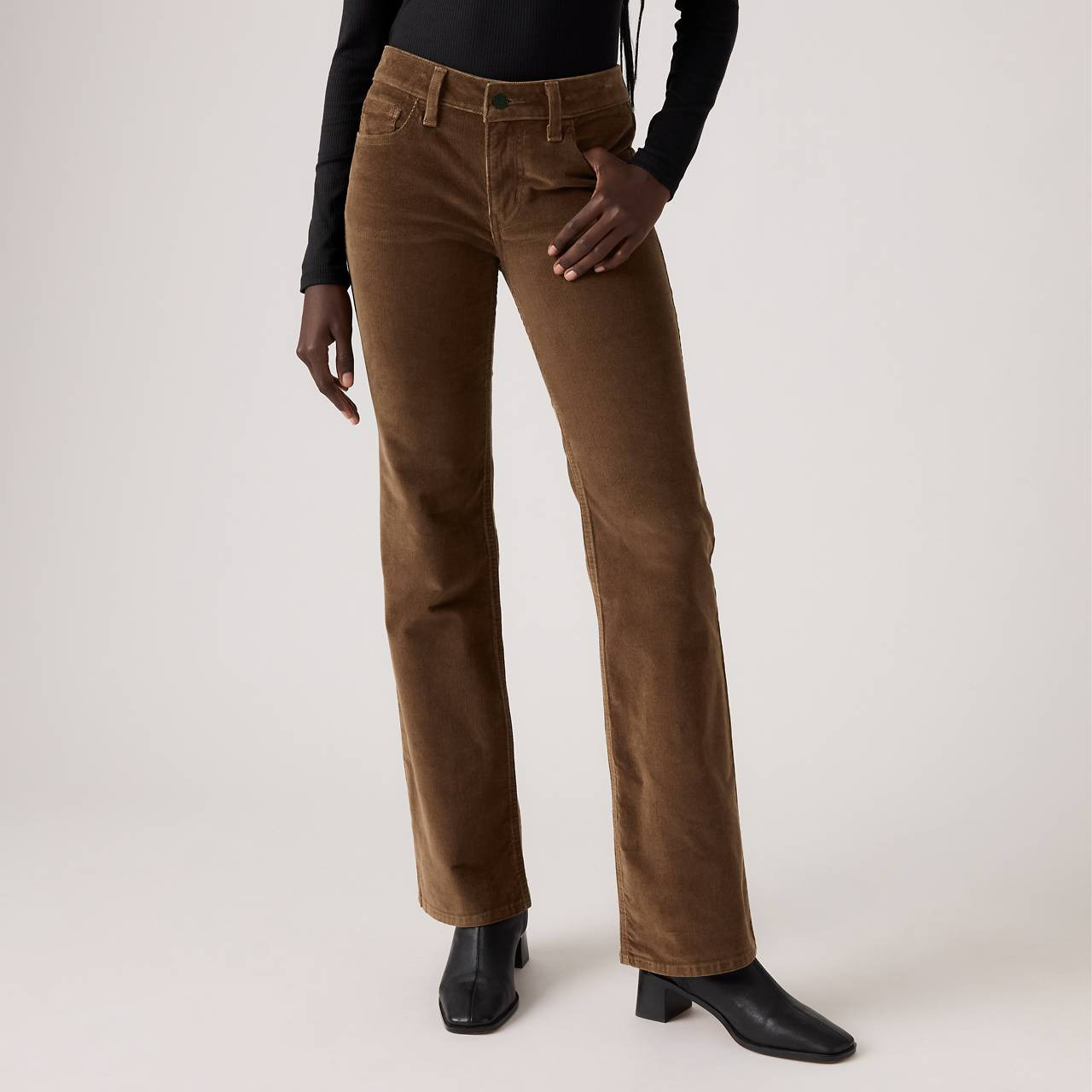 SUPERLOW BOOTCUT CORDUROY WOMEN'S PANTS - 5