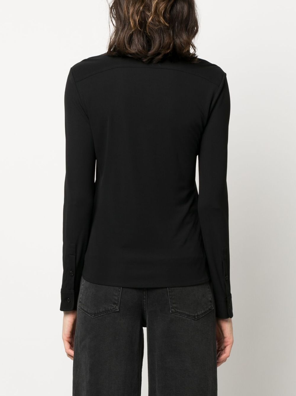 chest-pocket button-up shirt - 4