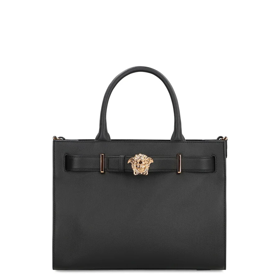 Versace Large Leather Tote Bag - 1