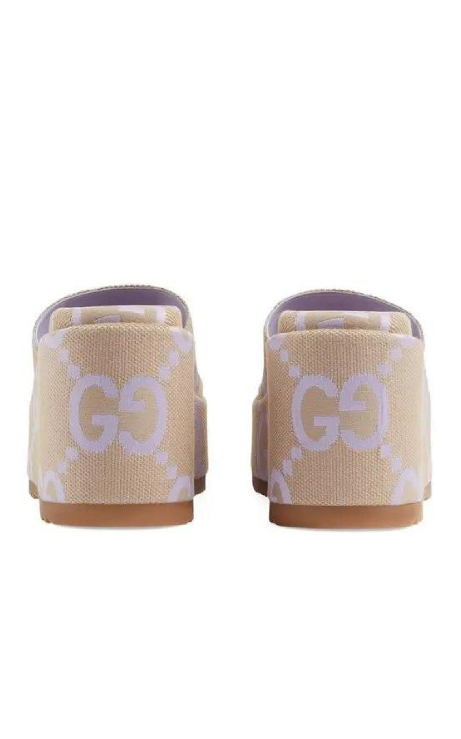 GG Supreme 120mm Platform Sandals - 5