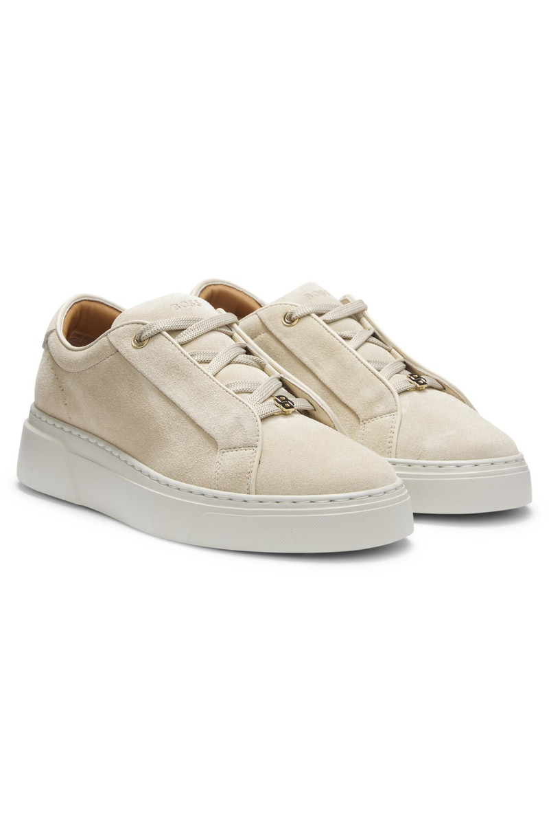 SUEDE TRAINERS WITH HIDDEN WEDGE 2