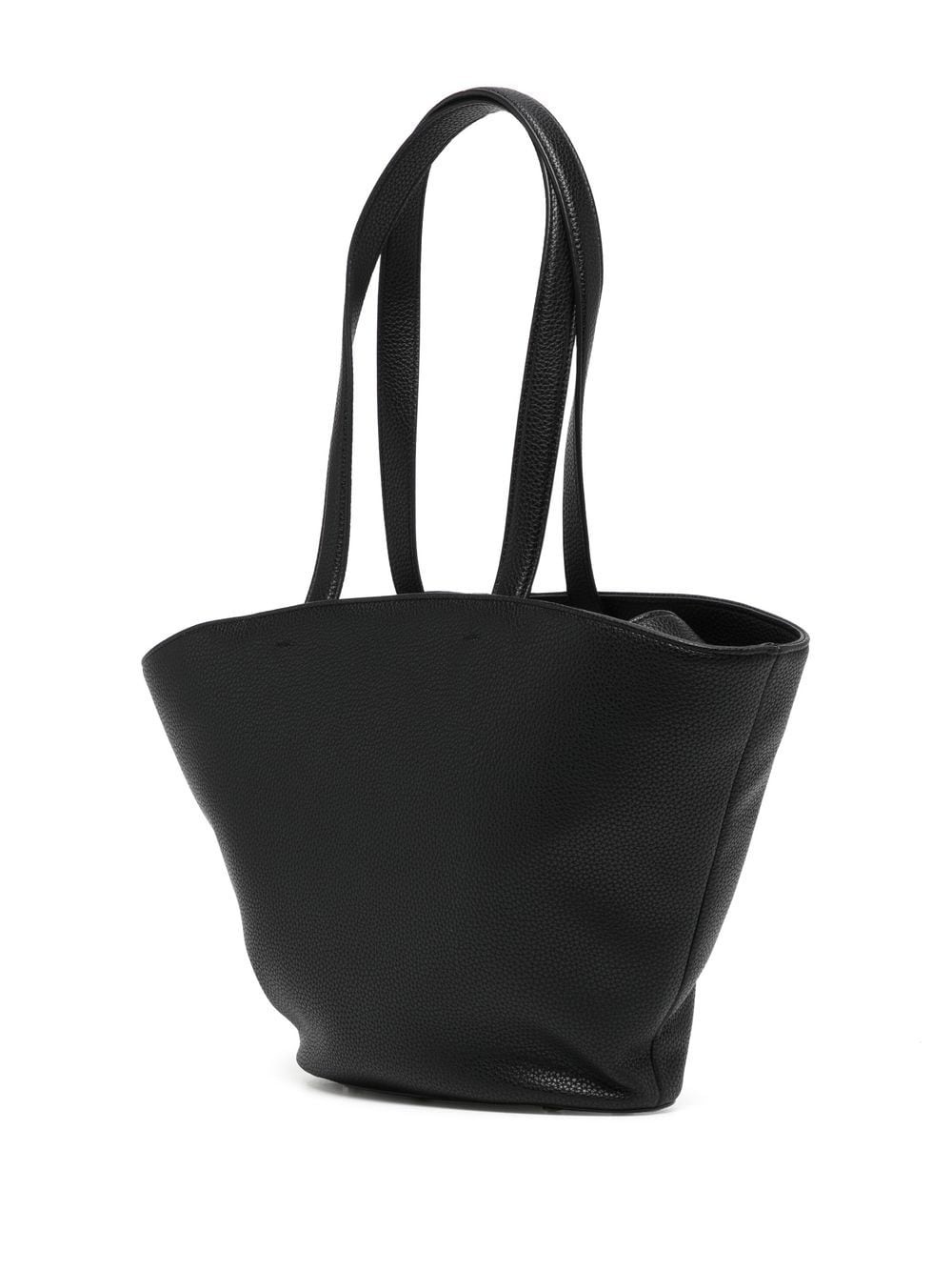 Orb-logo faux-leather tote - 3