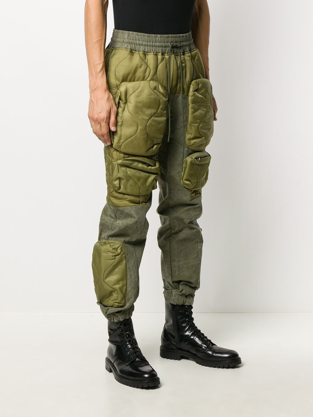PATCHWORK RECYCLED TENT PANTS - 3