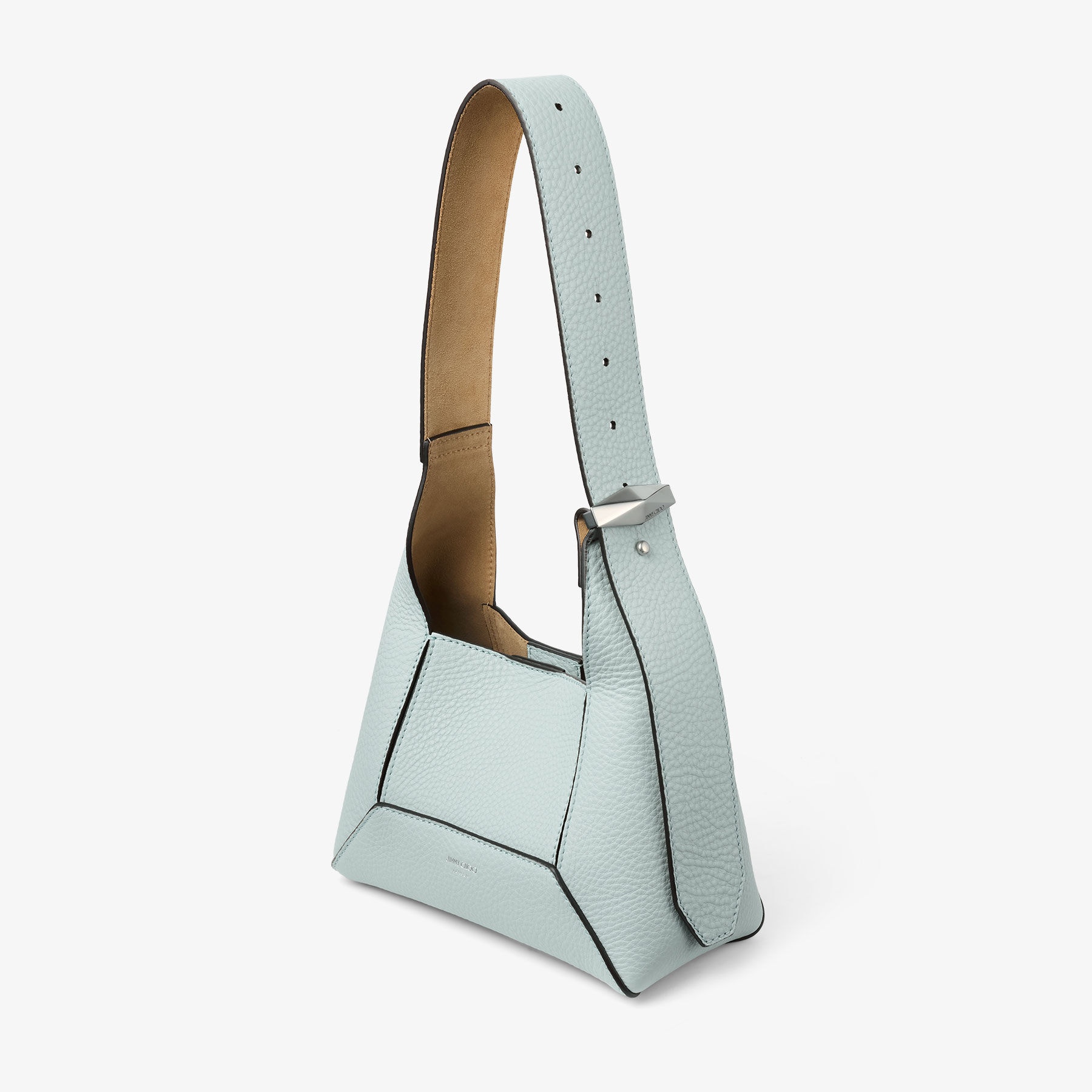 Diamond Hobo S
Light Verde Leather Shoulder Bag - 2