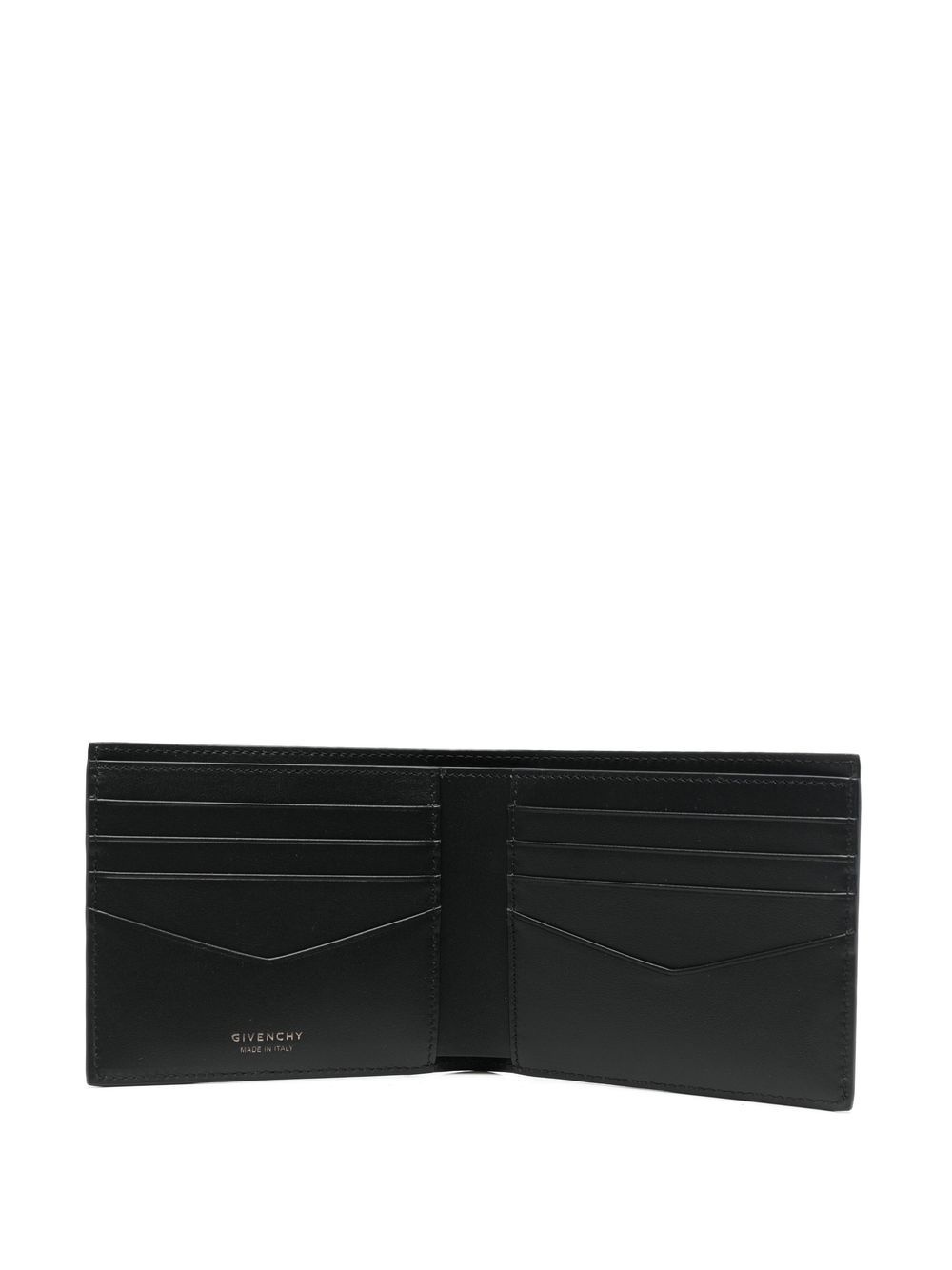 textured leather folding wallet - 3