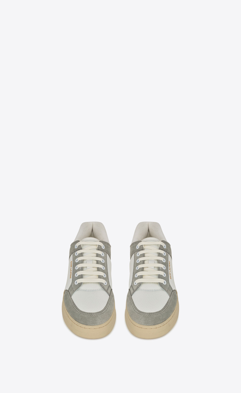 SAINT LAURENT sl/61 sneakers in leather and suede outlook