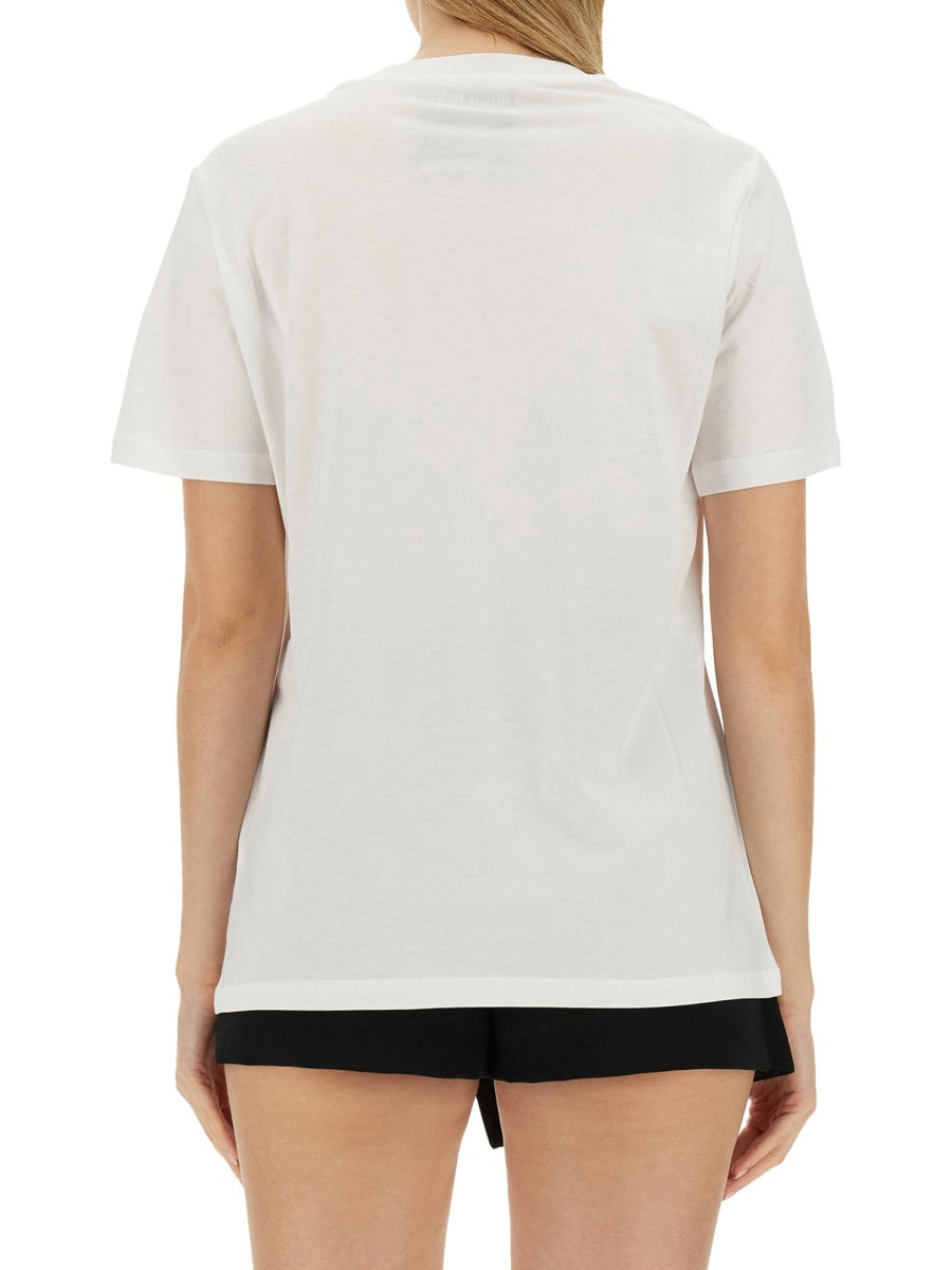 Moschino Women T-Shirt With Logo - 3