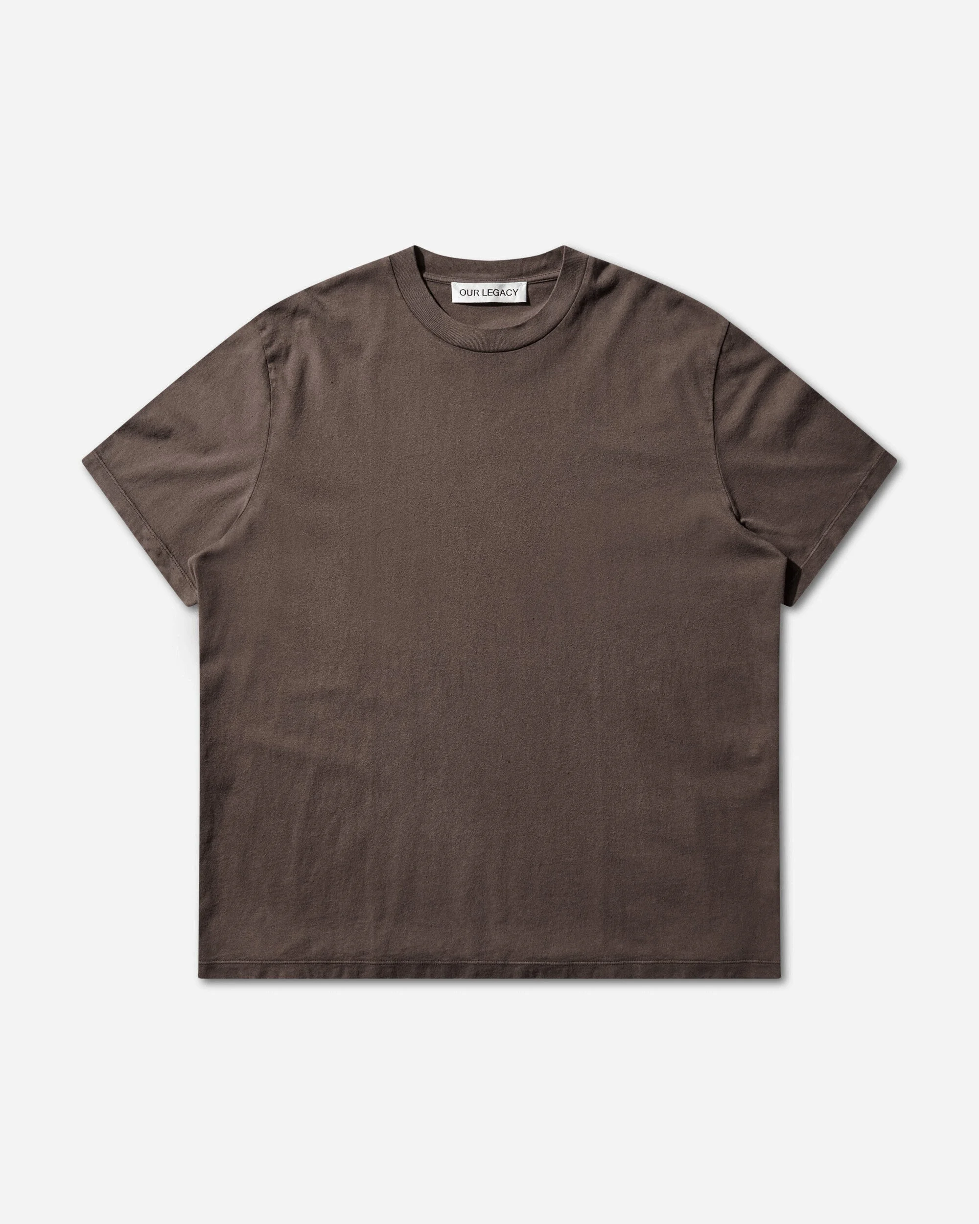 Men's Box T-Shirt Worn Brown - 1