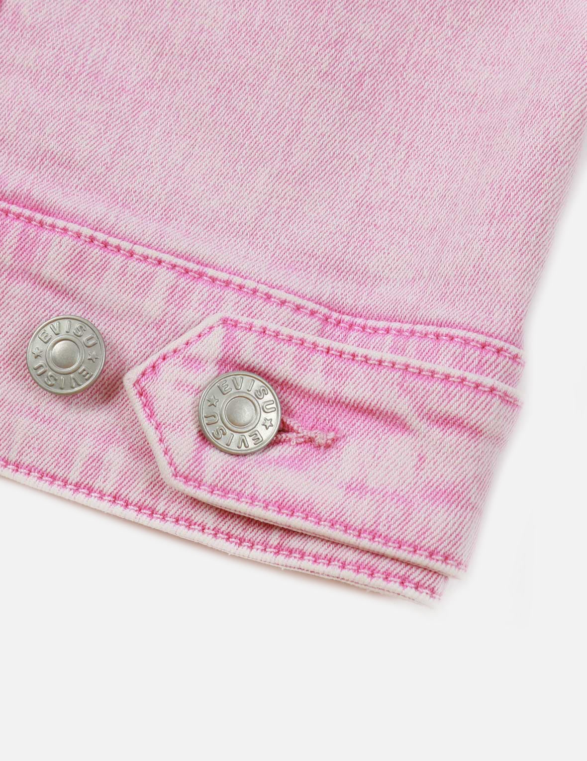 SEAGULL EMBROIDERY FUCHSIA DENIM JACKET - 12