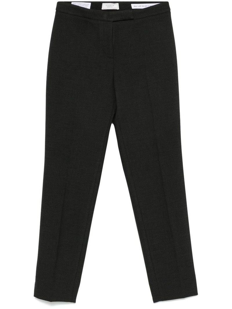 pressed-crease cropped trousers 1