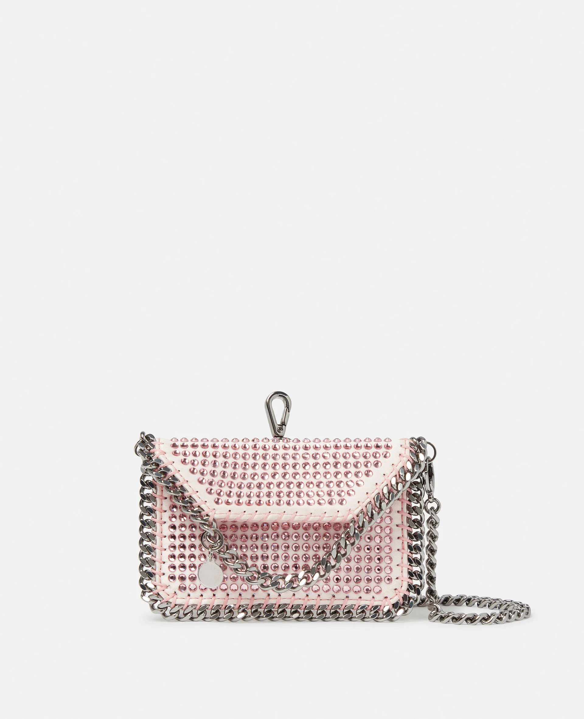 Falabella Crystal Cardholder on Chain - 1