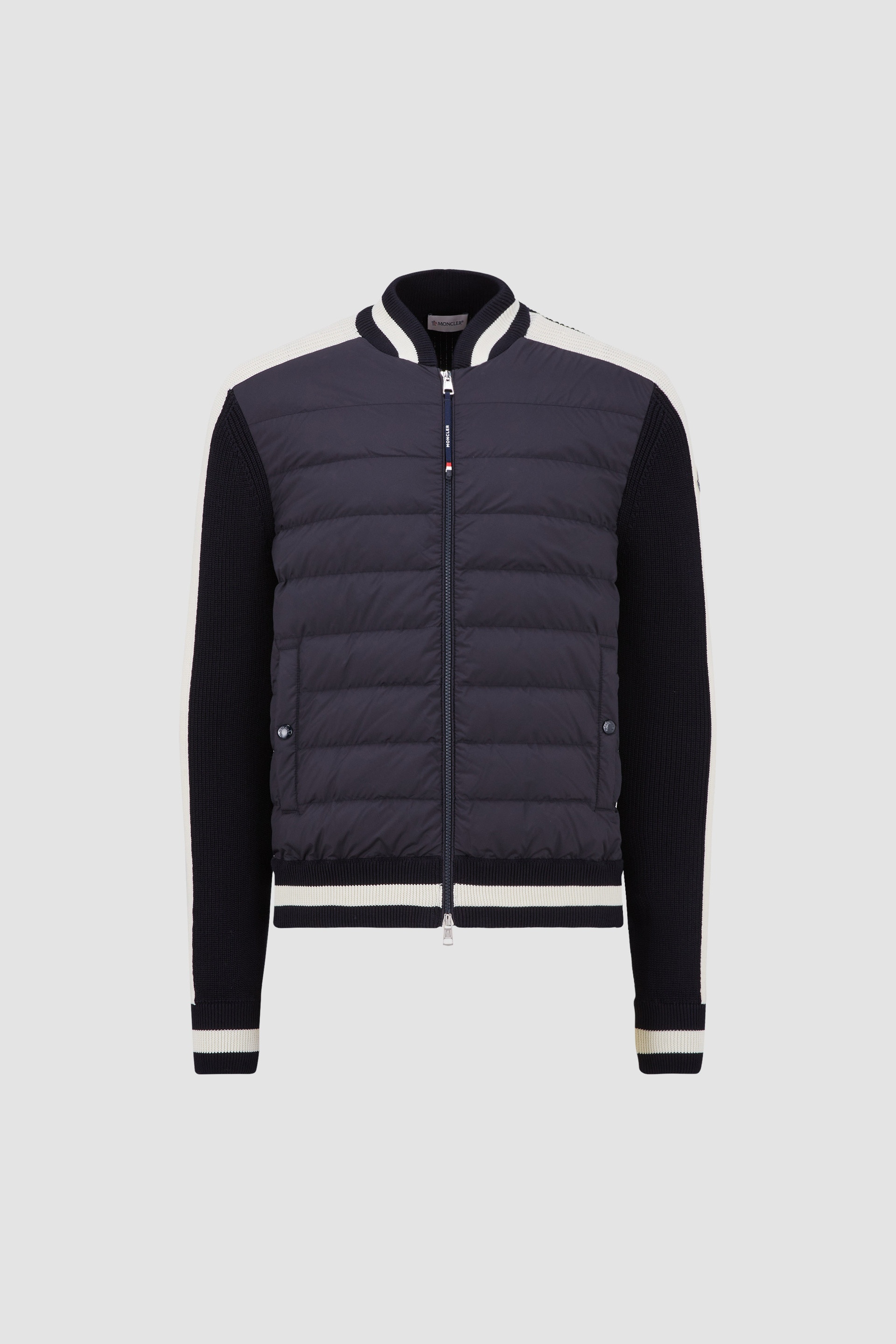 ◆◆VIP◆◆ MONCLER 袖ロゴ Padded Cotton Cardigan Moncler Padded Cotton Zip-Up Cardigan | REVERSIBLE