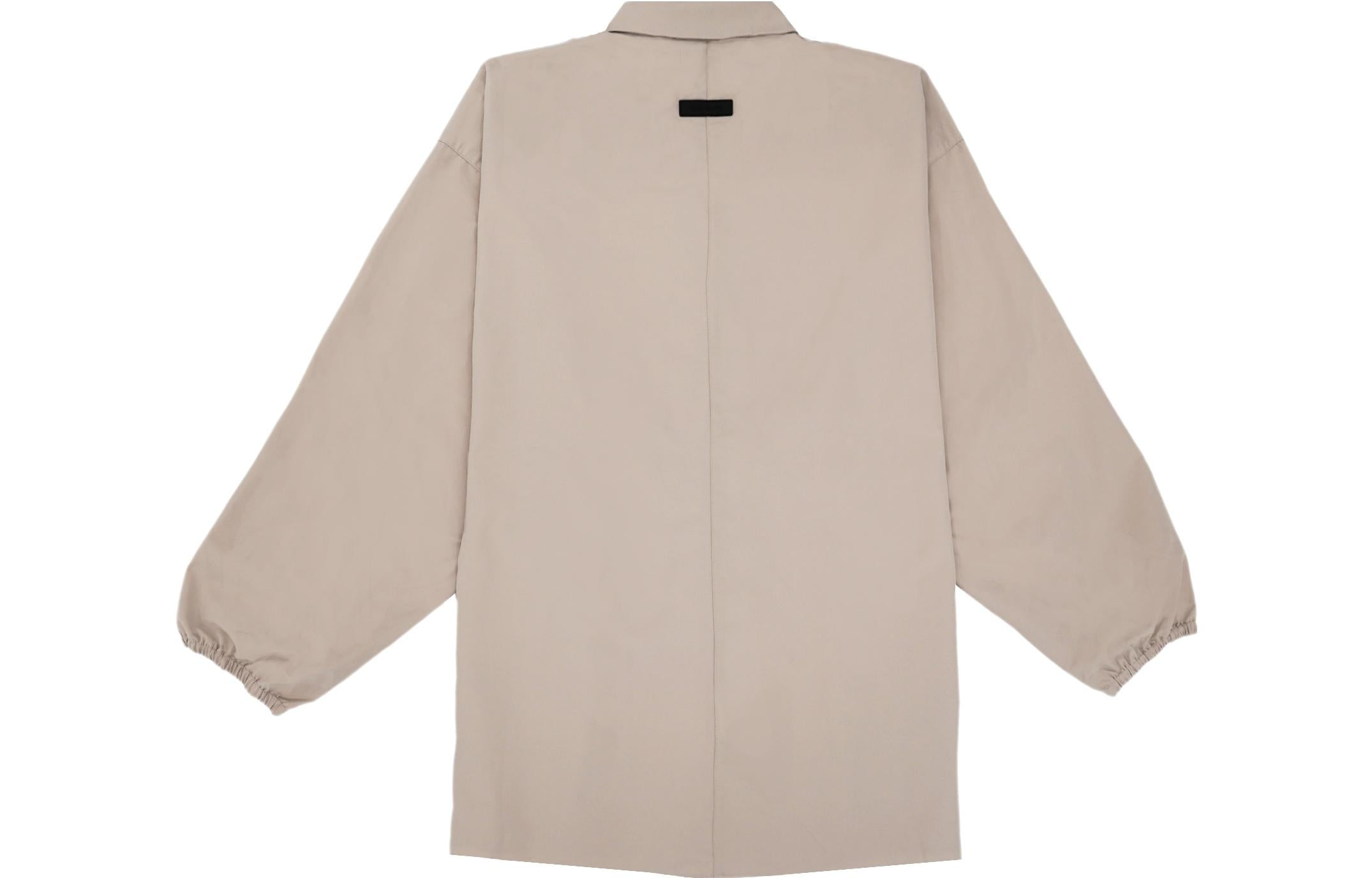 Fear of God Essentials FW23 Button Down Shirt 'Silver Cloud' 186BT234022F - 3