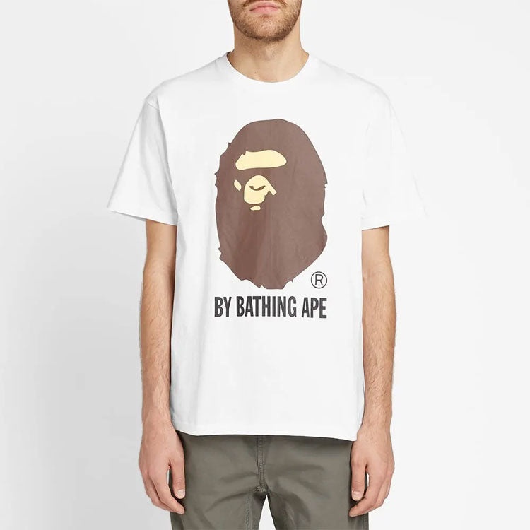A Bathing Ape Head Logo T-Shirt 'White' BAPE-SS18-051 - 3