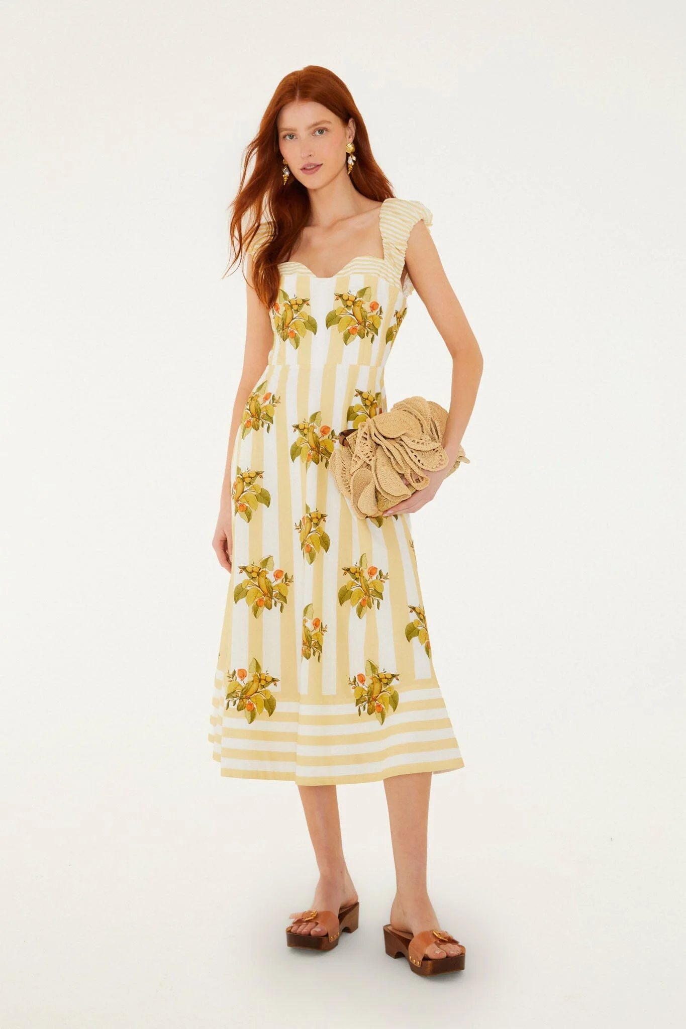 Lemon Birds Multicolor Cropped Dress - 1