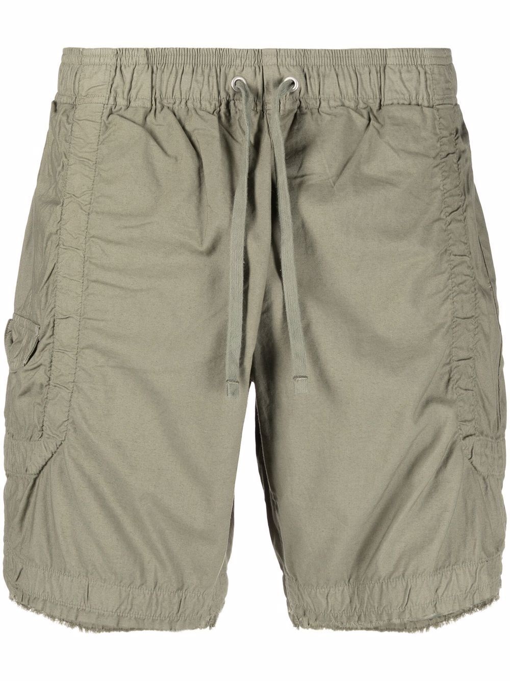 drawstring cargo shorts - 1