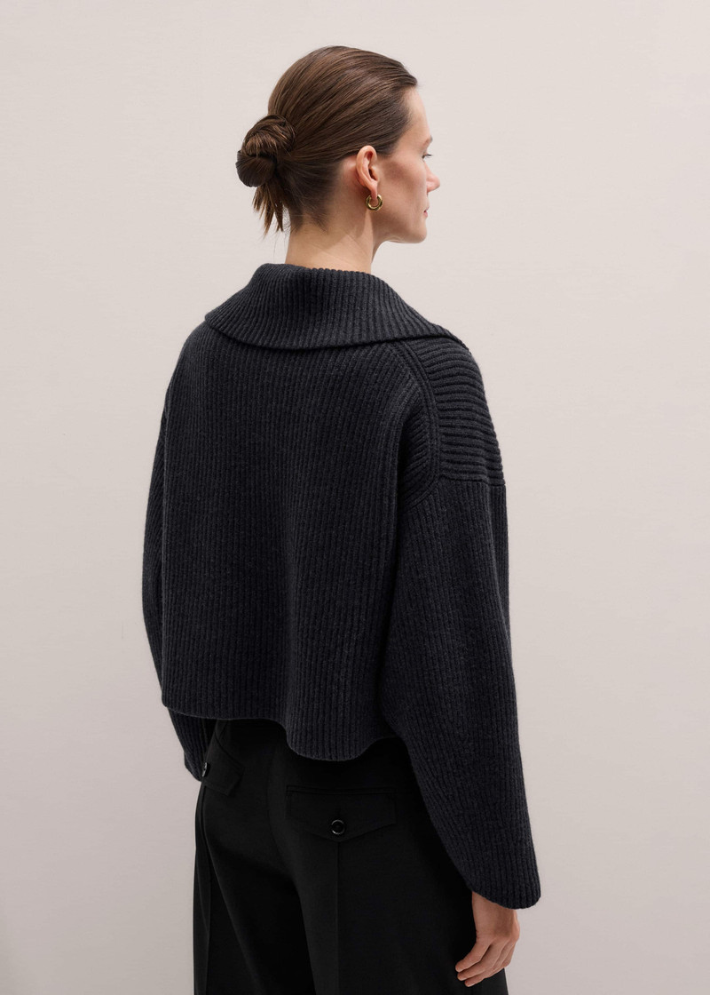 High Zip Neck Sweater 6