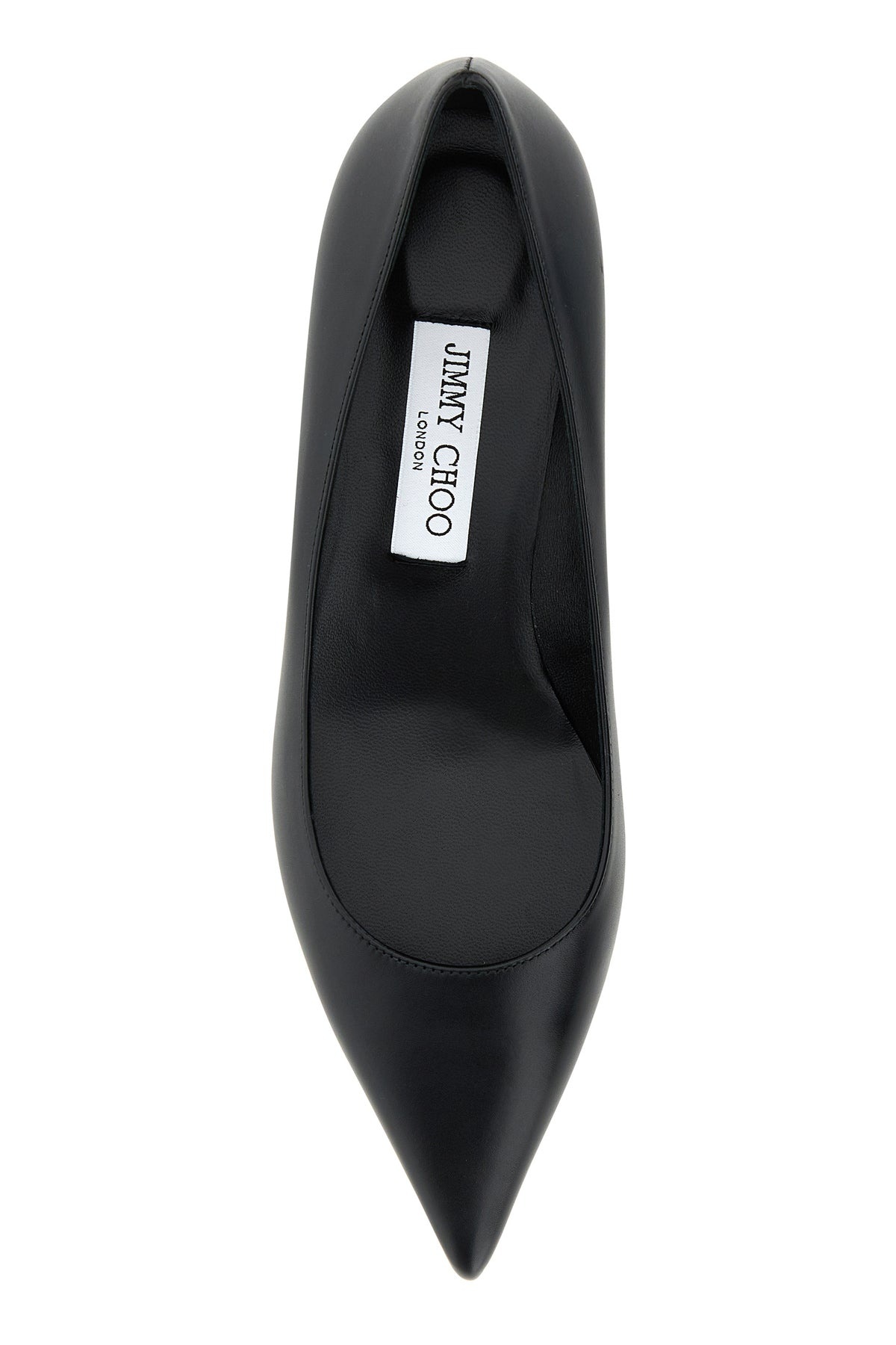 Black leather Amelia pumps - 4