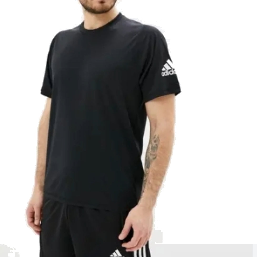 adidas Freelift Ultimate Aeroready D2M T-Shirt 'Black Whtie' GU2771 - 2