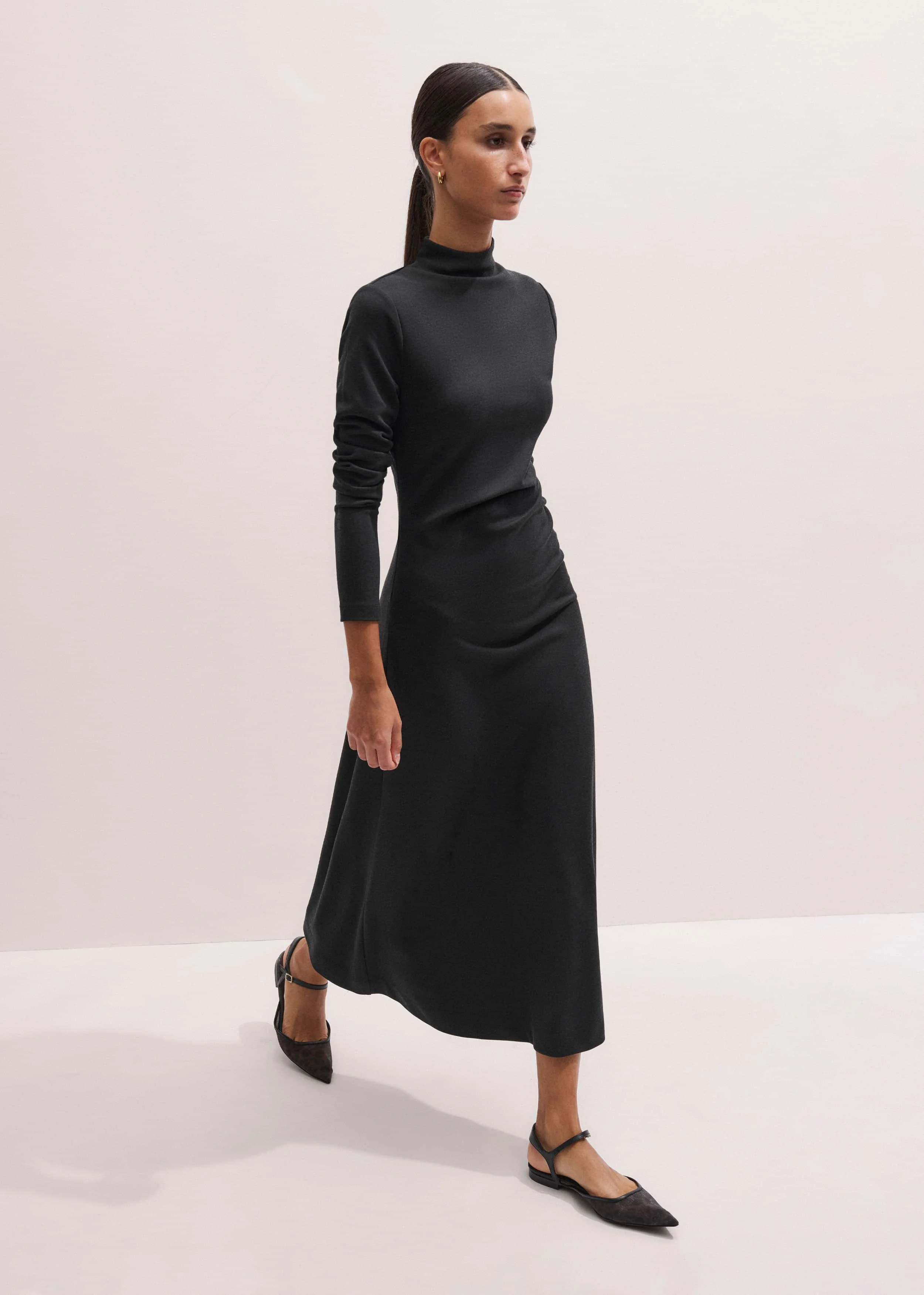 Gathered Maxi Dress - 1