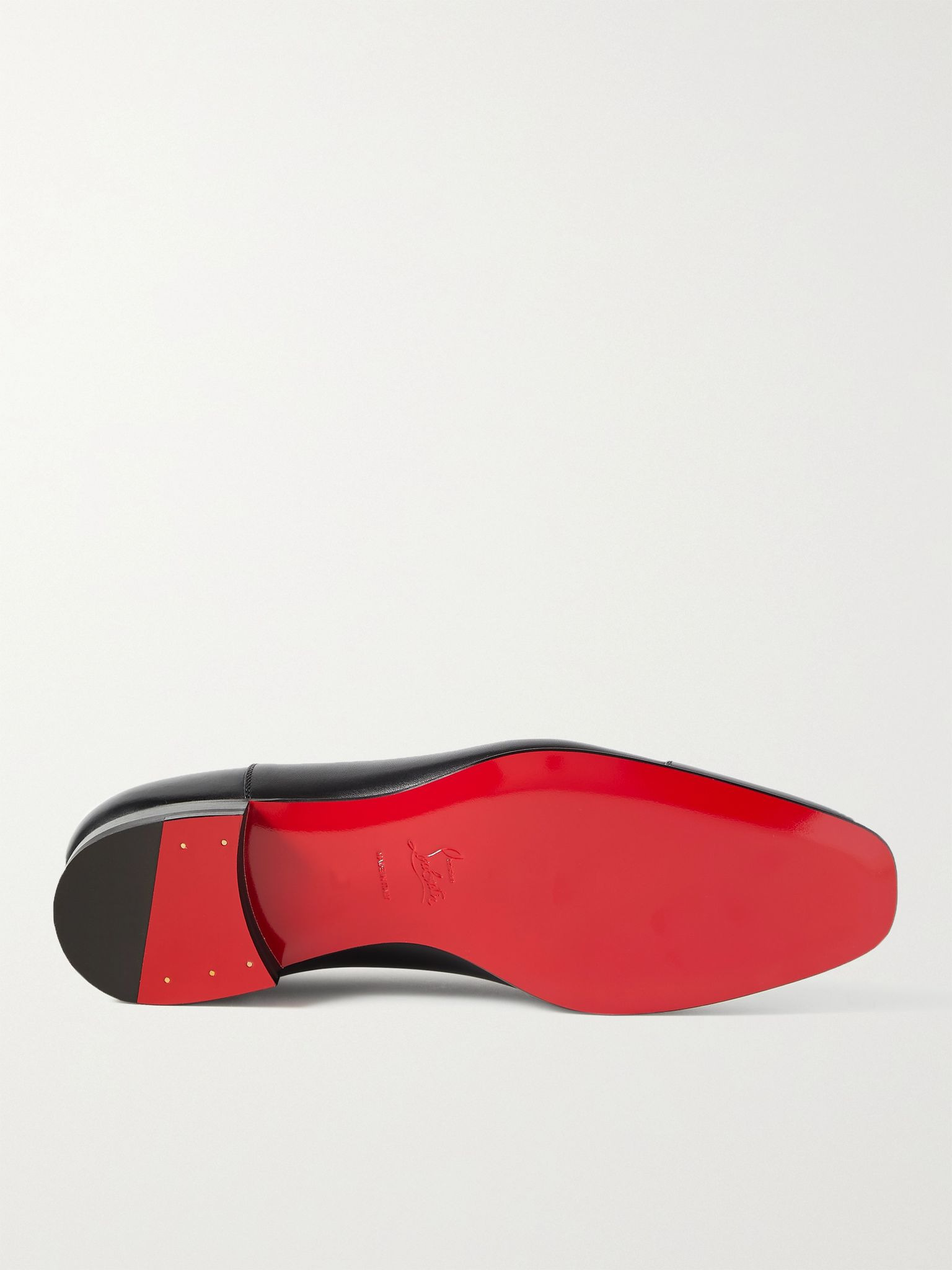 Greggo Leather Oxford Shoes Black - 6