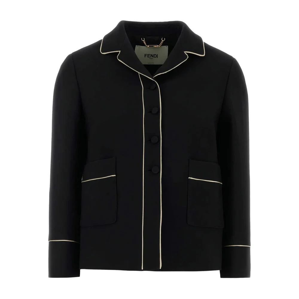 Fendi Black Jackets - Blazers Women - 1