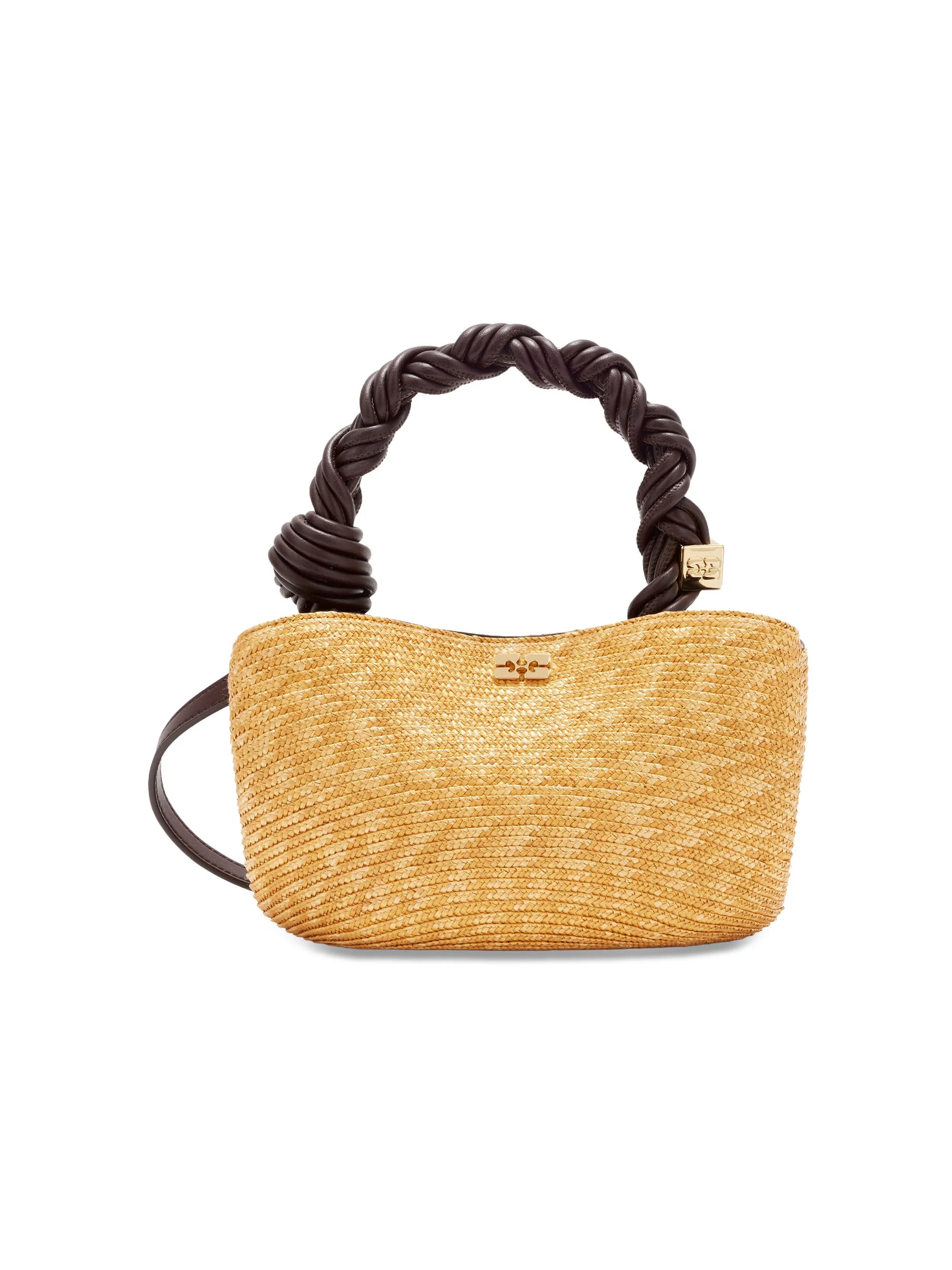 Women's Bou Mini Straw Top Handle Bag - Italian Straw - 1