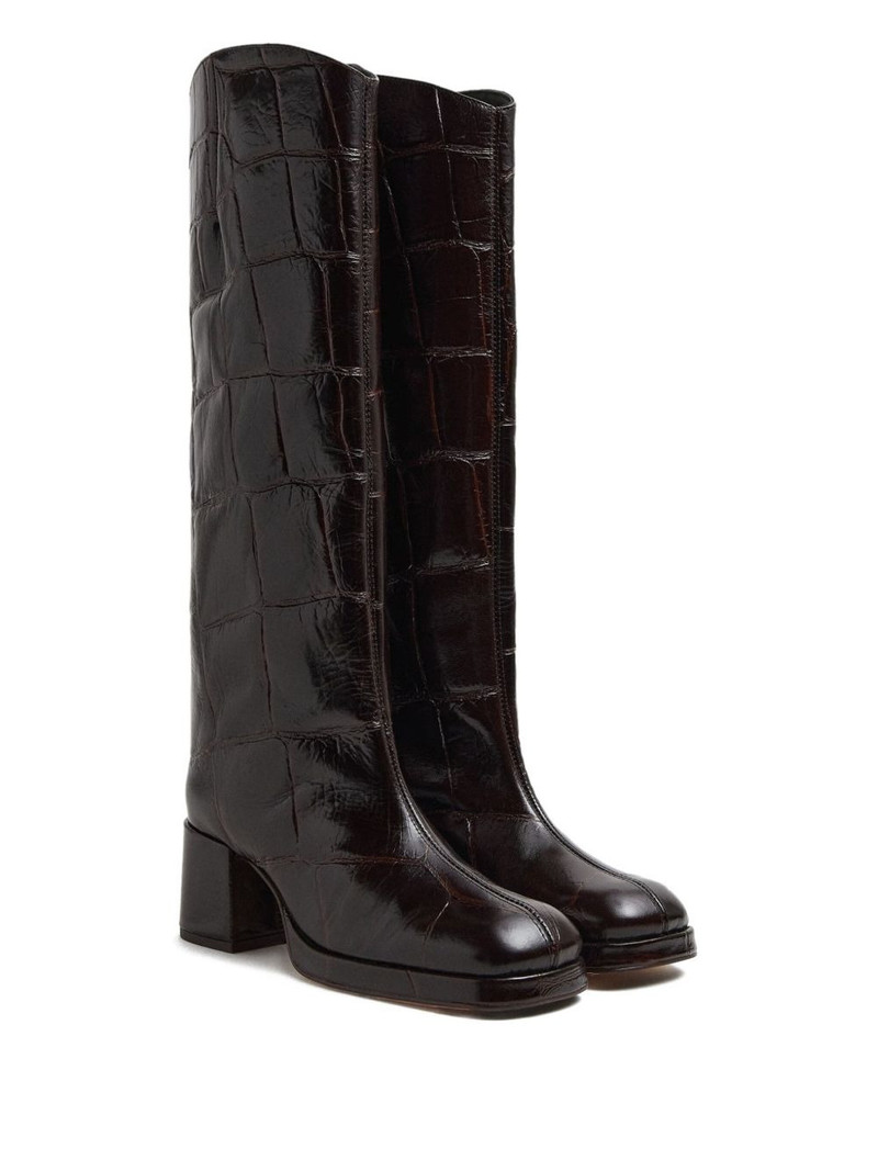 MIISTA Tundra crocodile-effect boots outlook