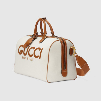 GUCCI Large duffle bag with Gucci print outlook