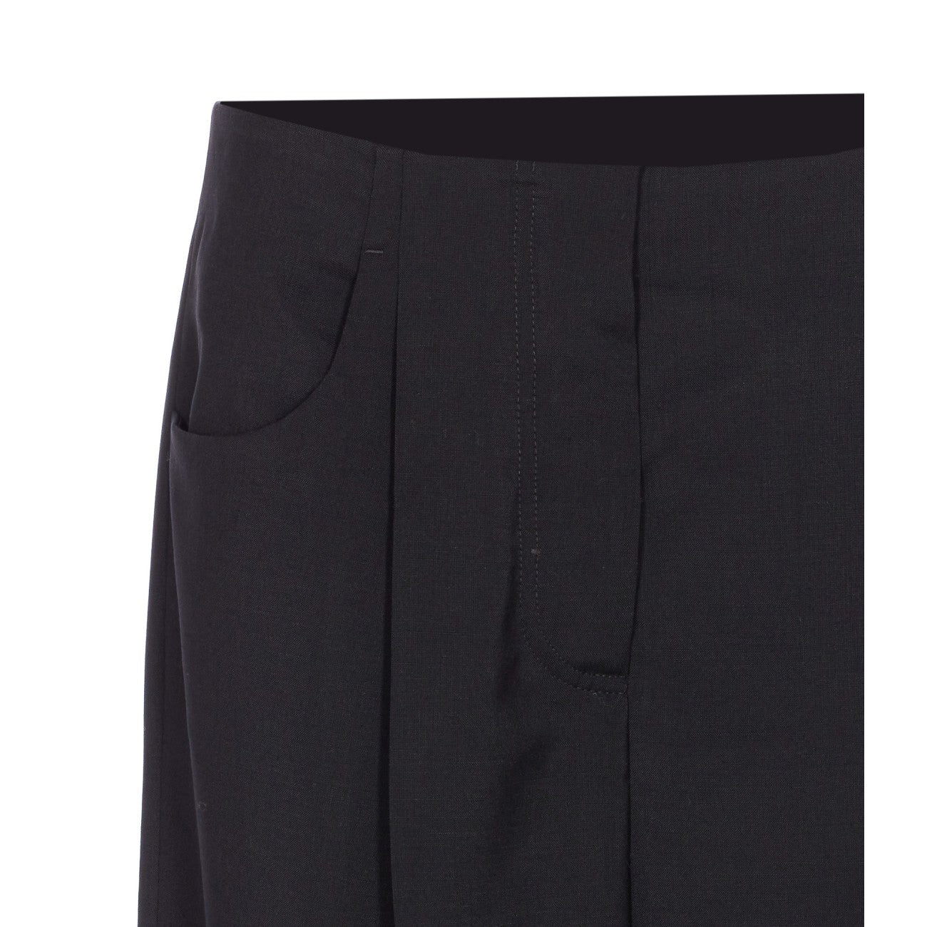 Fendi Women Wool And Mohair Pants - 4