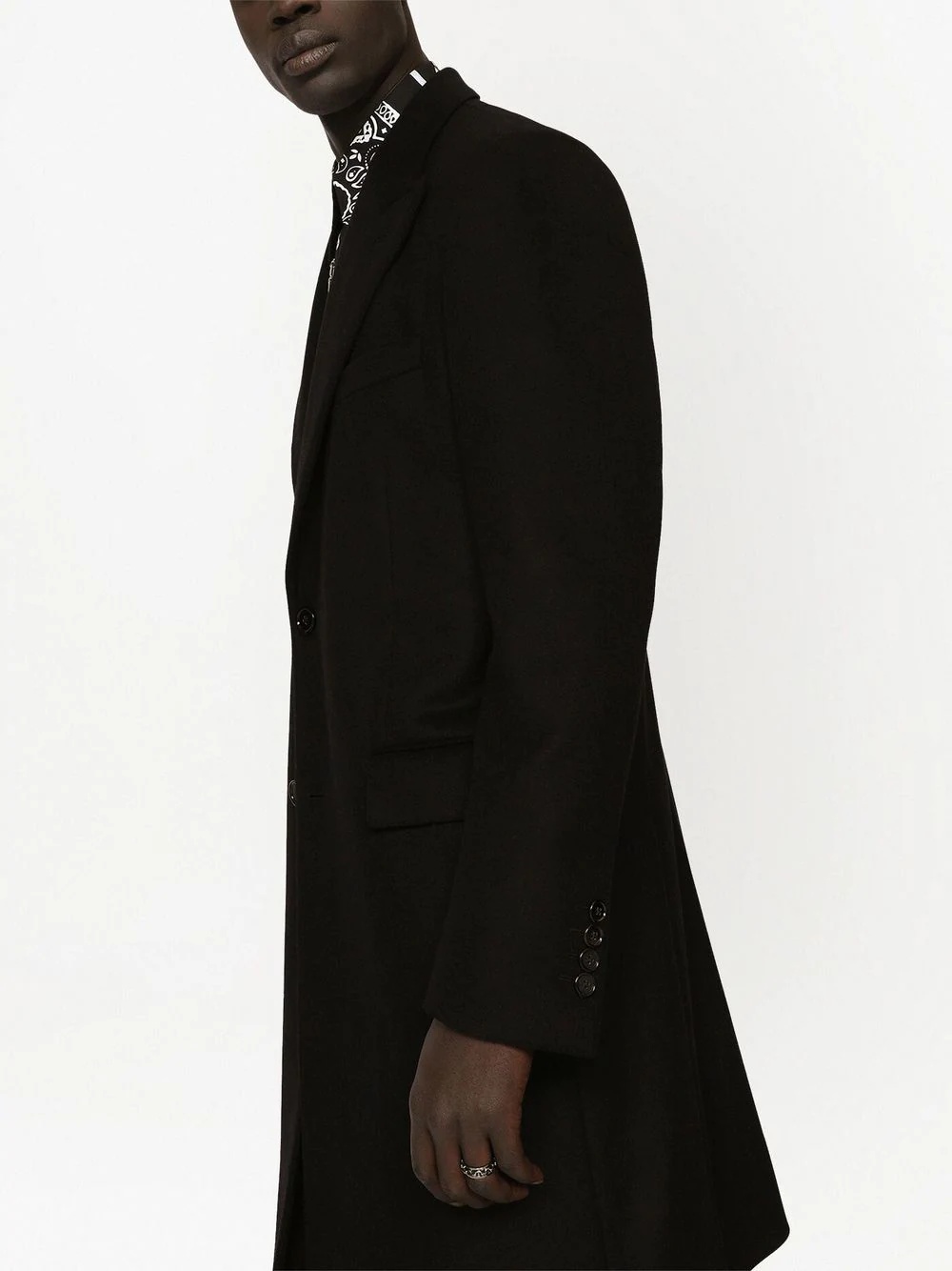 tailored wool coat - 5