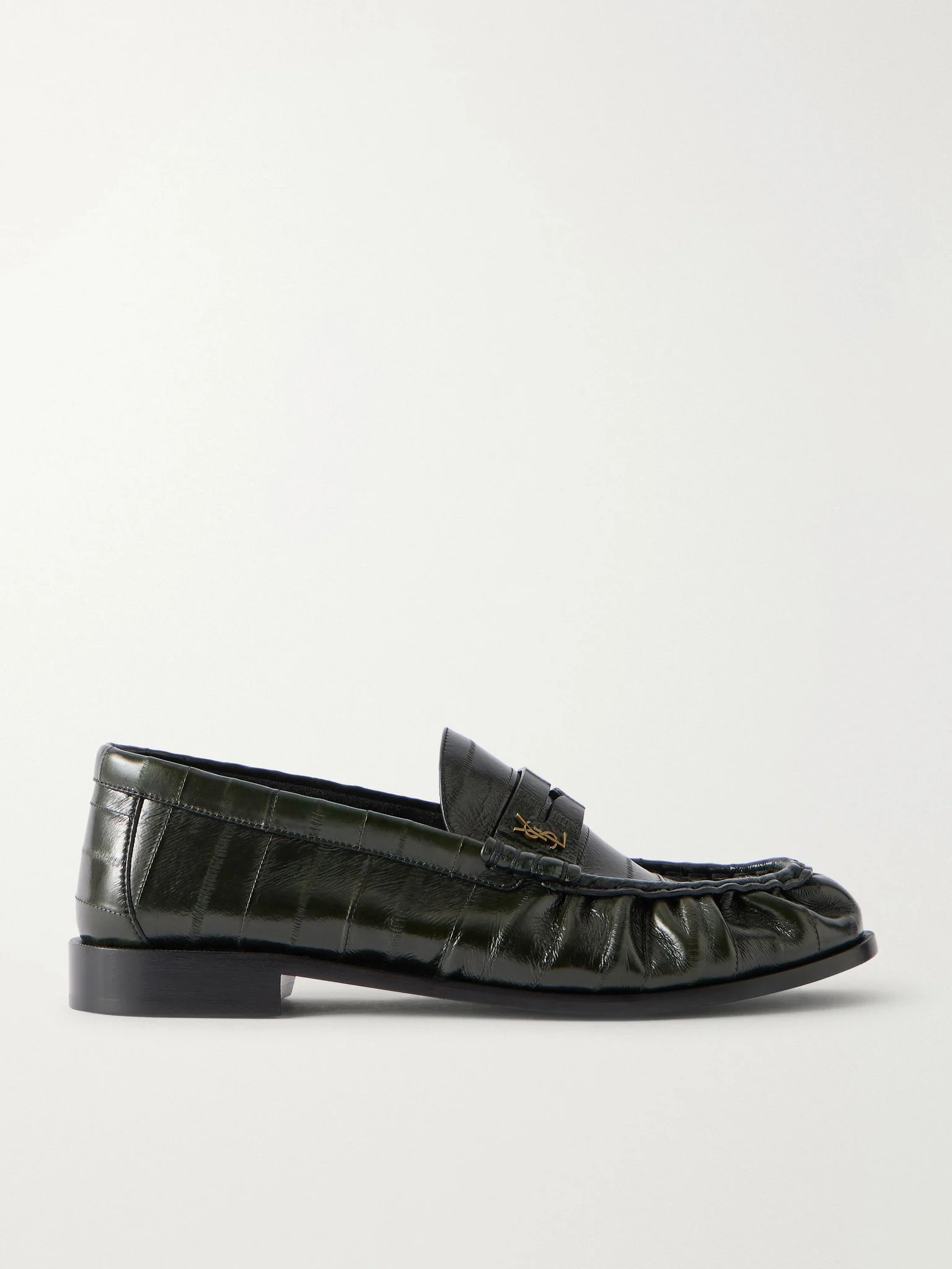 Le Loafer Monogram Eel Loafers Black - 1