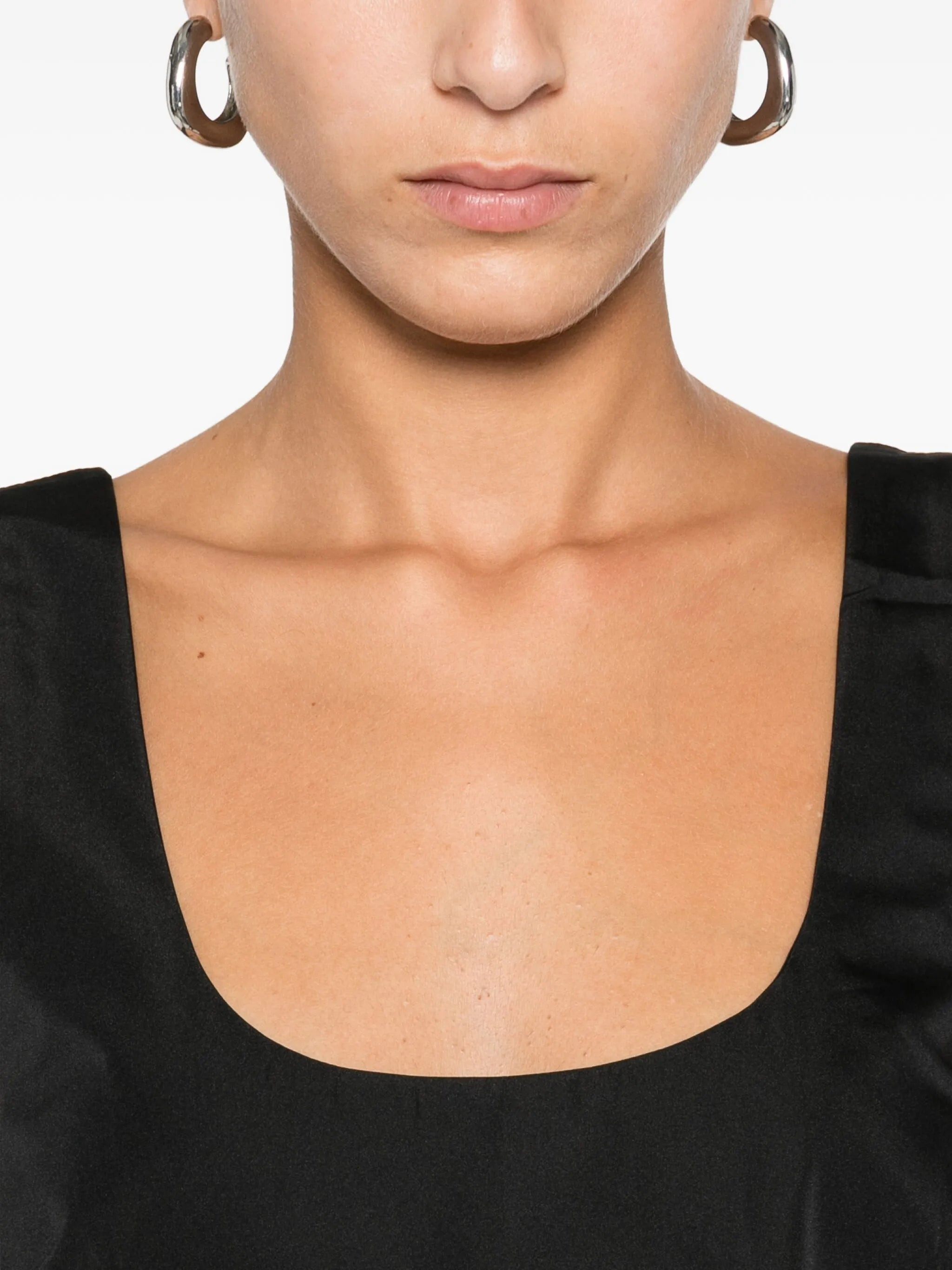 scoop-neck sleeveless mini dress - 5
