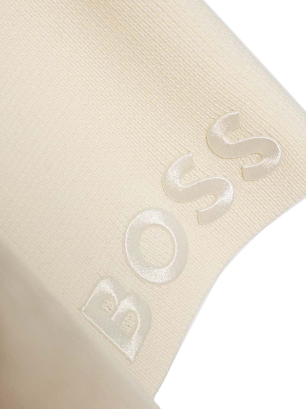 logo-embroidered scarf - 2