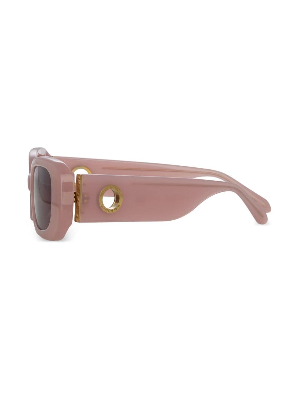 engraved-logo arm sunglasses - 3