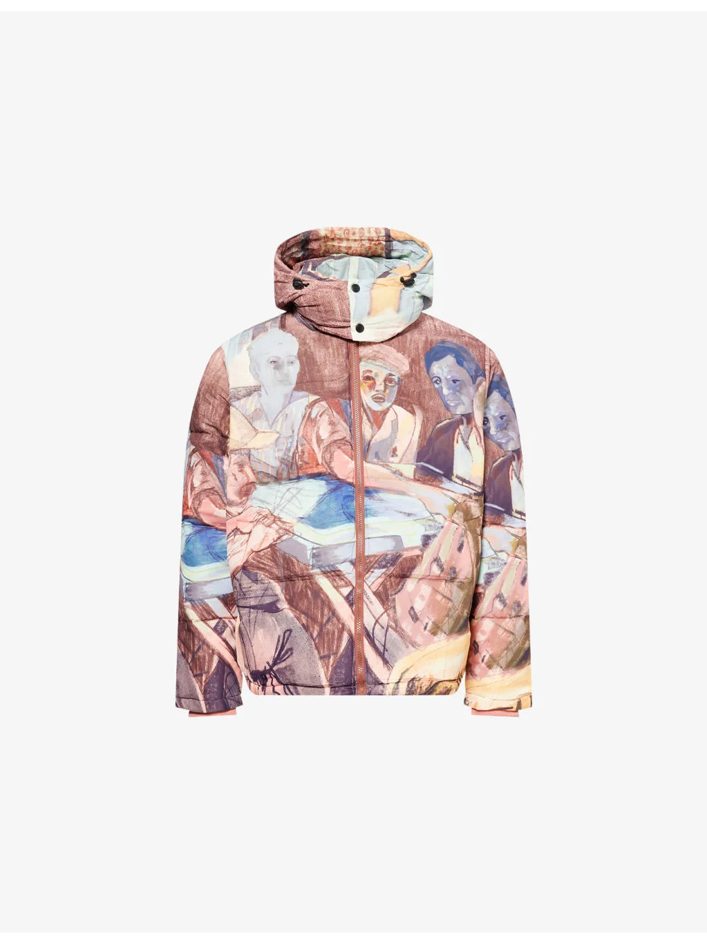 Domino Players Down Puffer Jacket - 1