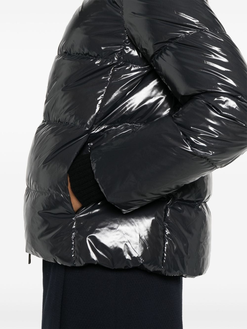 gloss puffer jacket - 5