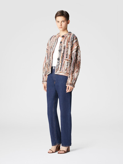 Missoni Striped wool, mohair and alpaca blend jacket outlook