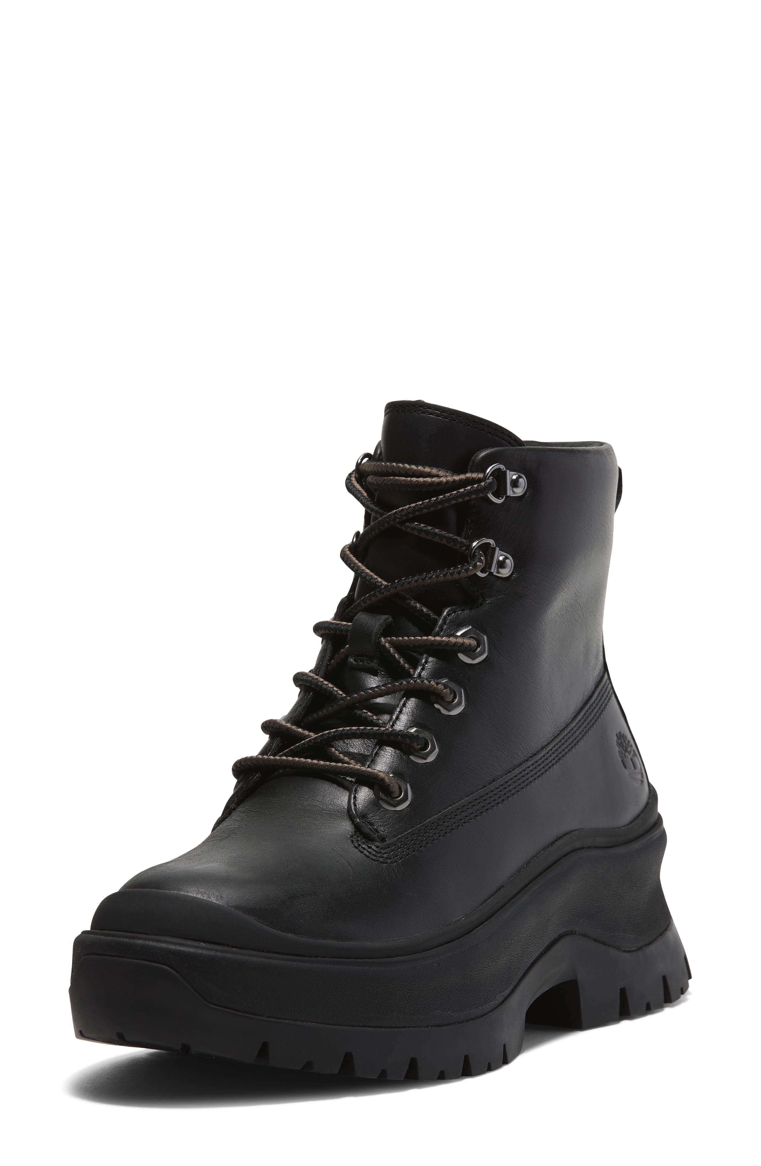 Timberland Roxie Lane Hike Boot in Black Full Grain at Nordstrom - 7