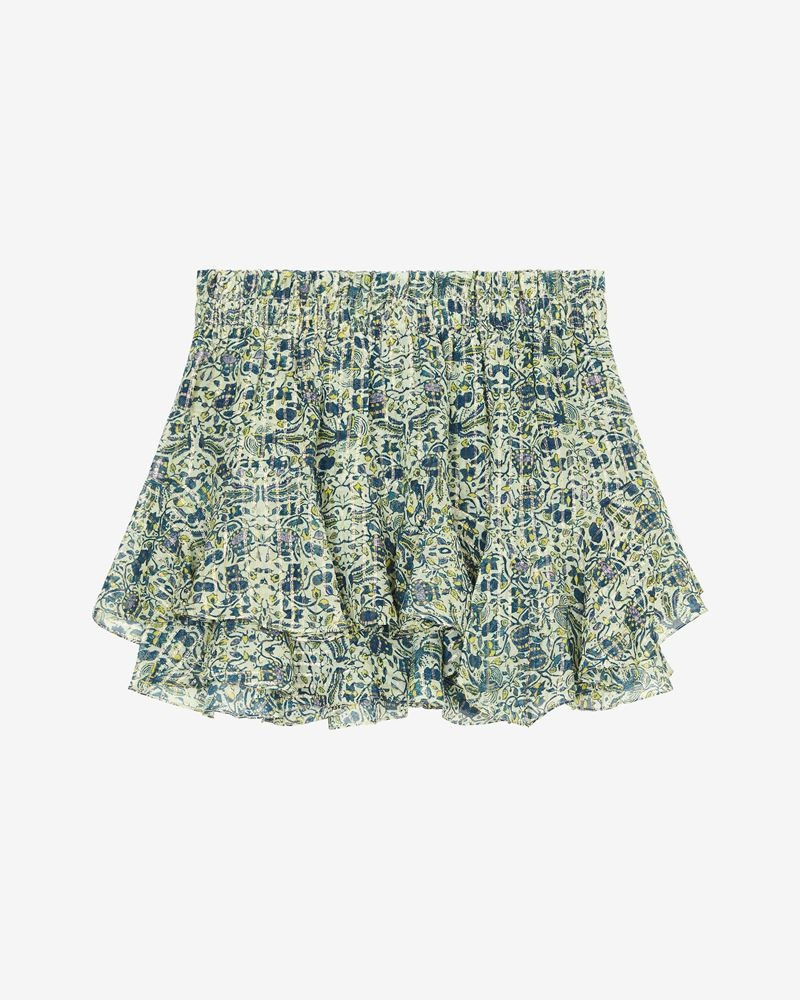 ABORELI PRINTED SILK SHORTS 1
