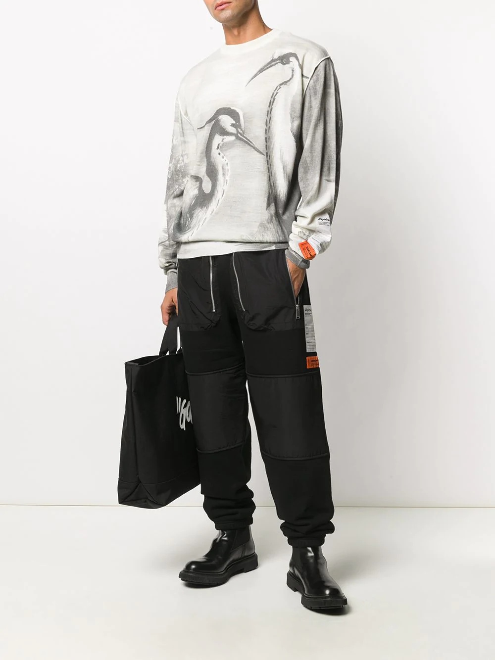 side-zip pockets track pants - 2